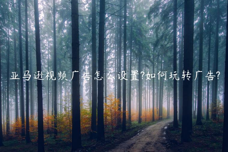 亞馬遜視頻廣告怎么設(shè)置?如何玩轉(zhuǎn)廣告?